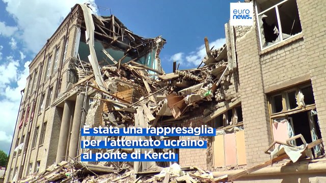 Ucraina, attentato al ponte di Kerch. La vendetta russa piove su Odessa e Mykolaiv