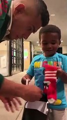 Niño etíope fue sorprendido por Selección Mexicana