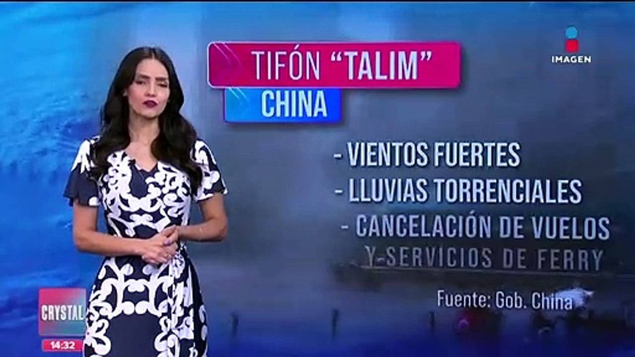Tifón “Talim” llega a China