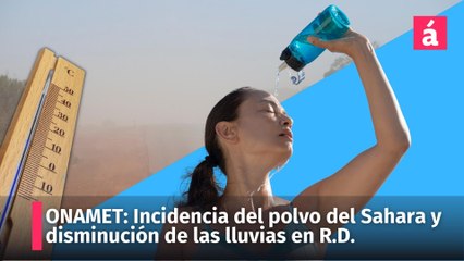 ONAMET pronostica que disminuirán las lluvias