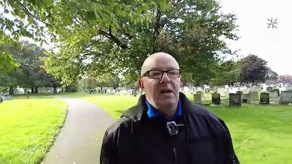 STAN RICHARD'S GRAVE - Seth Armstrong - EMMERDALE'S 50th ANNIVERSARY