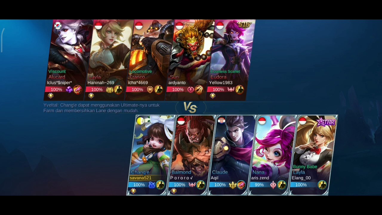 gameplay change meets random selfish team - change mobile legends - mobile legends episode 10