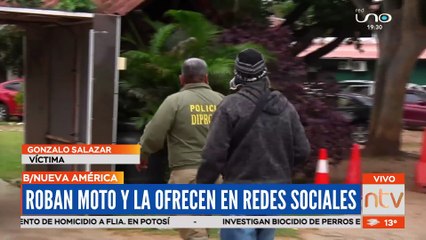 Roban una motocicleta y la ofertaron en las redes sociales