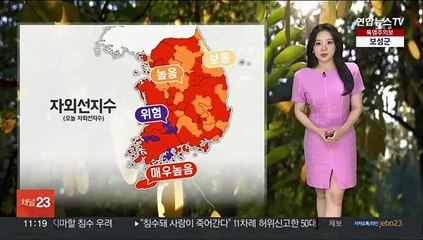 [날씨] 무더위 속 내륙 곳곳 소나기…주말 다시 비