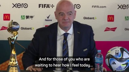 Today I feel... tired - Infantino relives Qatar World Cup speech