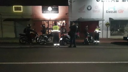 Blitz de trânsito é realizada no Bairro Alto Alegre