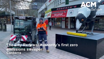 The ACT's first electric sweeper - Sweeping Beauty