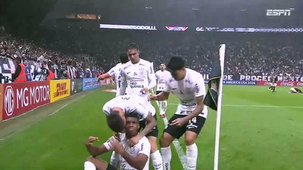 Gol - Corinthians 1x0 Universitario - Conmebol Sul-Americana 2023 - Play-off - ESPN