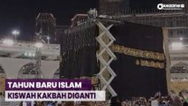 Menyaksikan Langsung Proses Penggantian Kiswah Penutup Kakbah