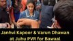 Janhvi Kapoor & Varun Dhawan at Juhu PVR for Bawaal Promotions Viral Masti Bollywood