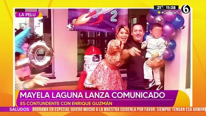 Mayela Laguna lanza comunicado contra Enrique Guzmán