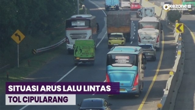 Libur Tahun Baru Islam 1445 H, Arus Lalu Lintas Tol Cipularang Ramai Cenderung Padat