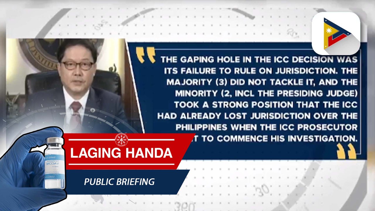 OSG, dismayado sa desisyon ng ICC na ipagpatuloy ang imbestigasyon sa war on rugs ng Duterte administration