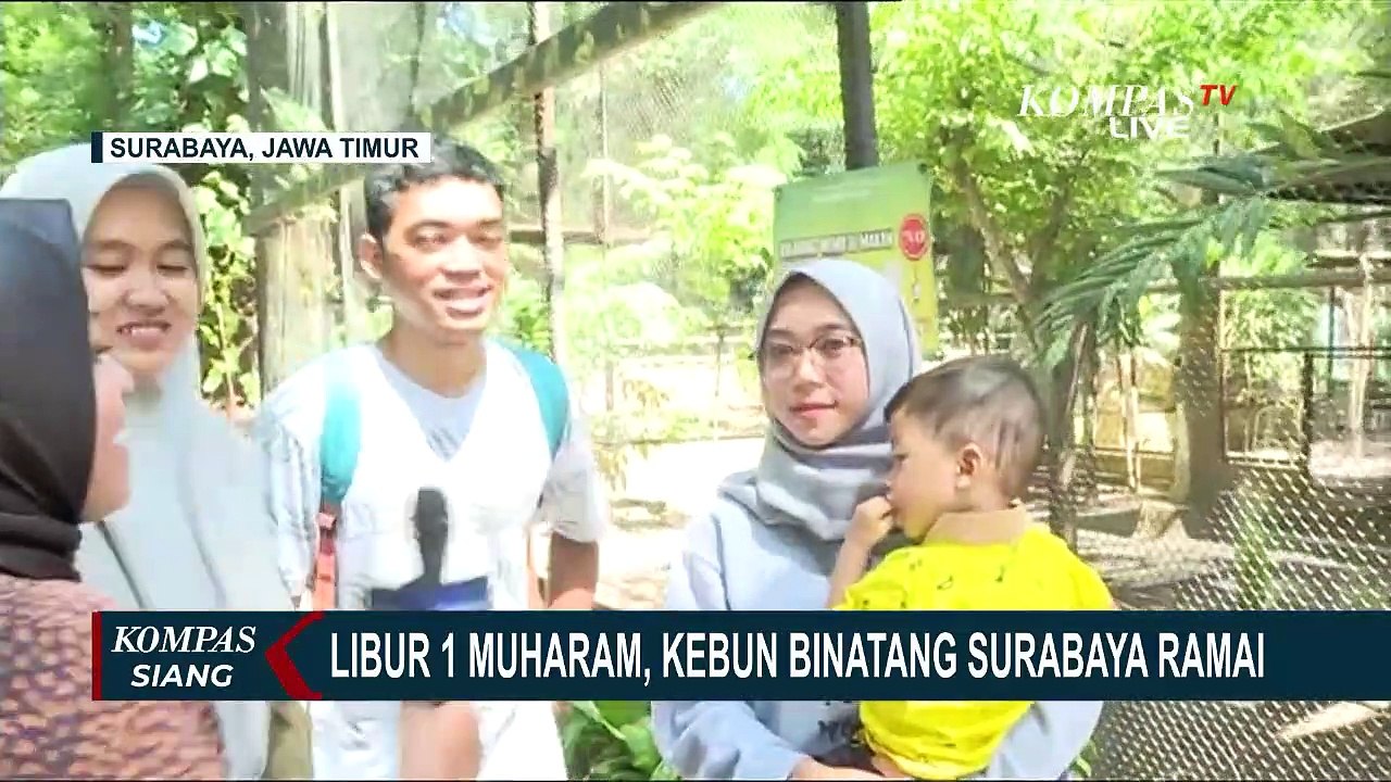 Libur 1 Muharram, Pengunjung Kebun Binatang Surabaya Diprediksi Capai Belasan Ribu Orang!