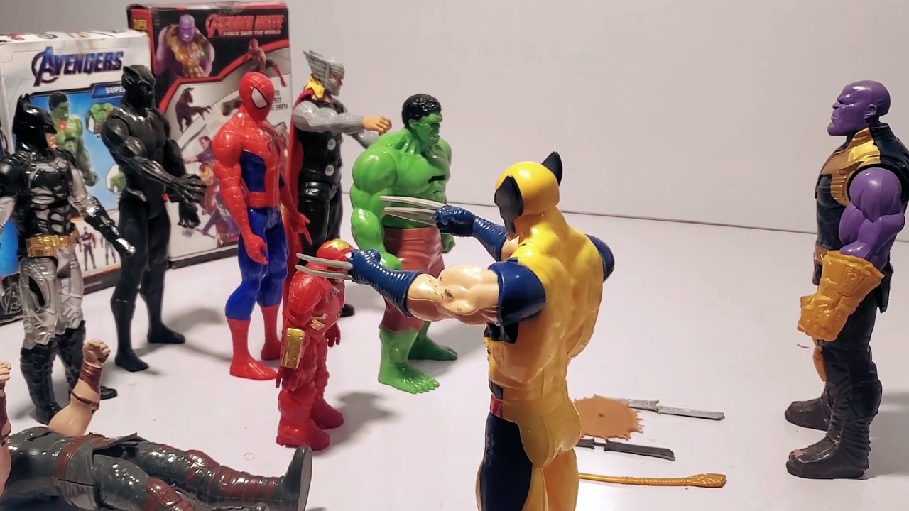 SUPERHEROES AVENGERS, HULK VS SPIDER-MAN, IRON MAN VS THANOS, THOR VS CAPTAIN AMERICA VS ANT-MAN