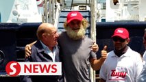 Australian and his dog rescued after three months adrift in Pacific Ocean