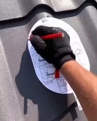 Installing a Chimney Opening #shorts #viral #shortsvideo #video #innovationhub