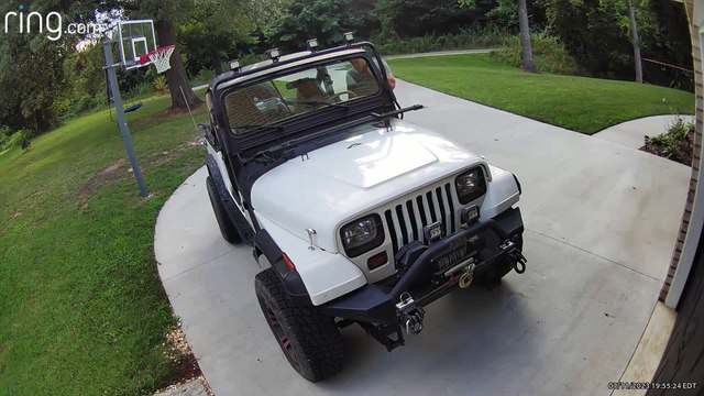 Poorly Parked Car Rolls Into Tree