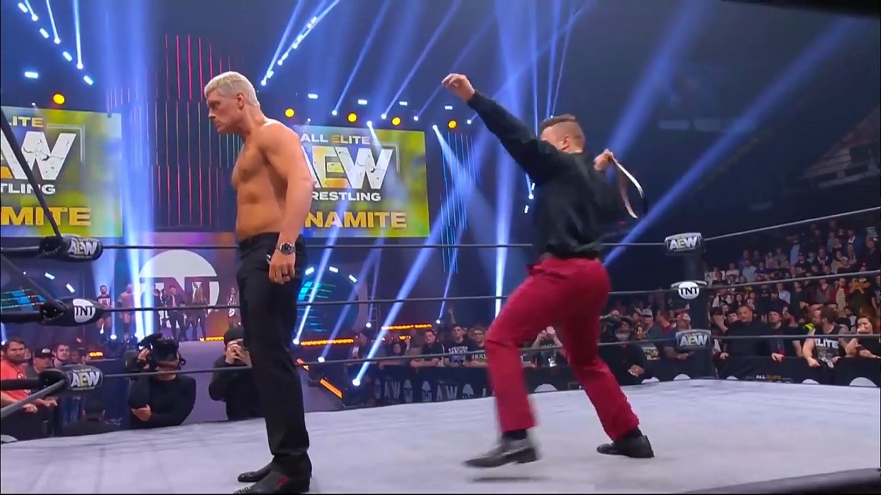 Watch the ruthless 10 lashings of Cody Rhodes by the hands of MJF