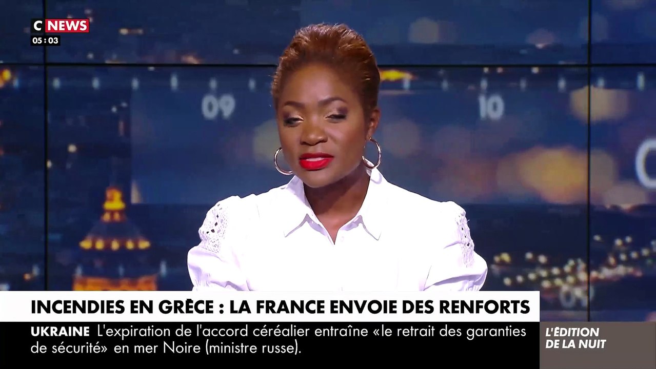 La France envoie des renforts, et notamment deux Canadair, en Grèce pour aider à lutter contre les feux de forêts qui se sont déclarés vers la région d'Athènes