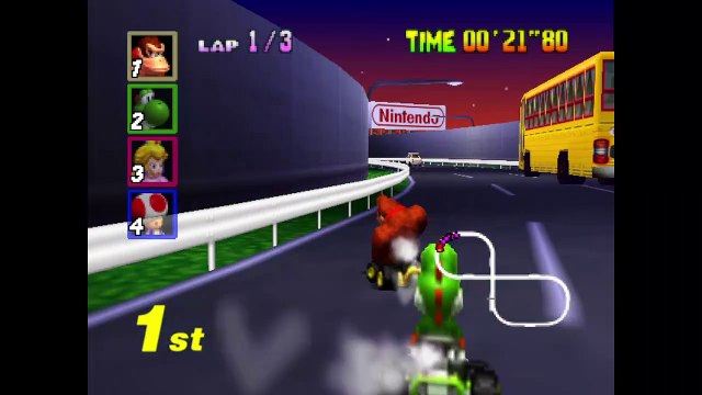 Mario Kart 64 - Flower Cup, 150cc