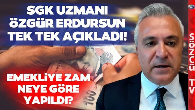 Kök Maaş Sarmalı! Özgür Erdursun Emekli Maaşına Zam Gerçeklerini Tek Tek Anlattı