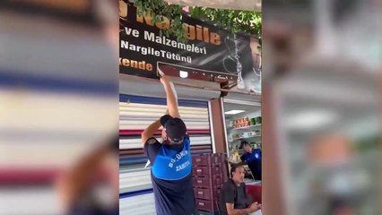 Adana'da tüm Arapça tabelalar kaldırıldı