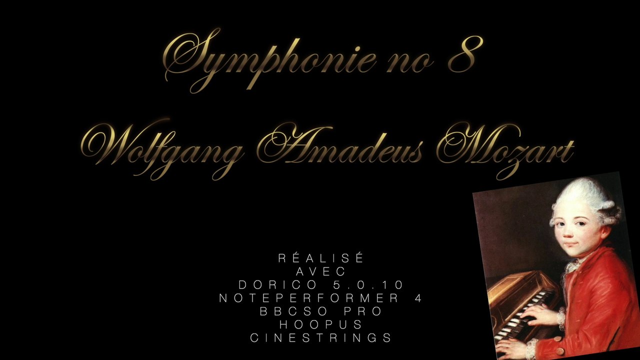 La symphonie du mercredi - Symphonie no 8 - W.A. Mozart