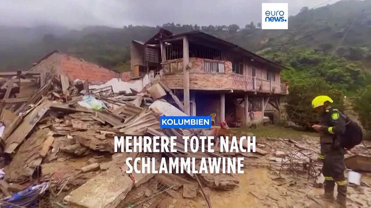 Mehr als ein Dutzend Tote nach Schlammlawine in Kolumbien