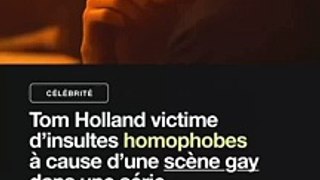 Tom Holland, est victime d'insultes homophobes sur les réseaux sociaux, suite a une scène gay dans une série