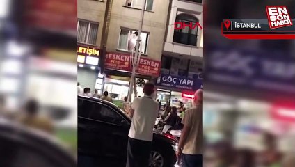 Sultangazi'de 14 yaşındaki Suriyeli çocuk, kavgadan korkup camdan atladı