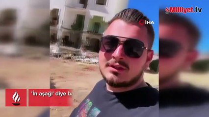 'İn aşağı' diye bağırdı, 5 katlı bina yerle bir oldu