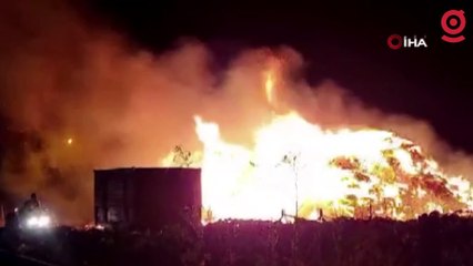 Manisa’da 15 bin balya saman kül oldu