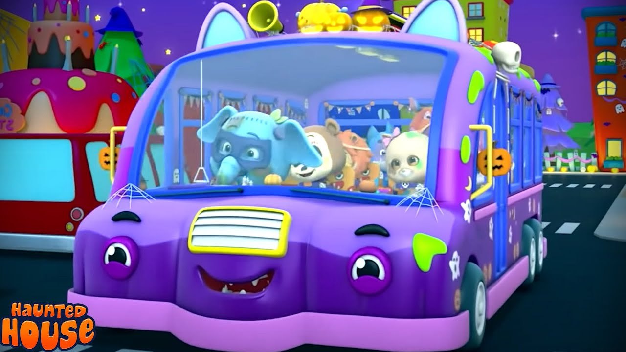 Wheels On The Bus - Scary Nursery Rhymes And Children Song For Kids