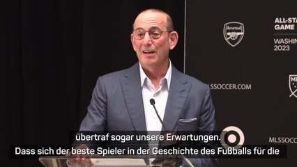 Garber: Messi-Empfang in MLS "war spektakulär"