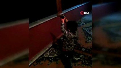4 yaşındaki yeğeninin eline silahı verip ateş ettirdi