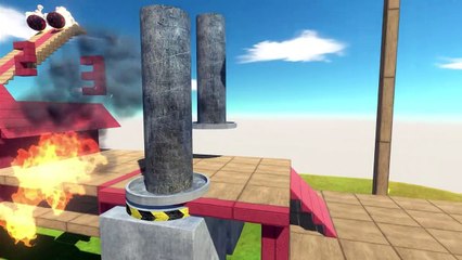 6 Levels of Dangerous Traps   Infernals VS Fantasy VS Reptiles - Animal Revolt Battle Simulator