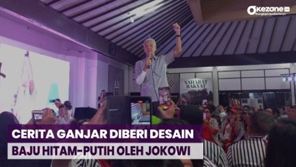 Ganjar Pranowo Bocorkan Cerita soal Baju Hitam Putih Pemberian Jokowi