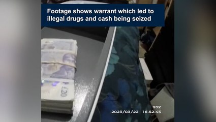 Police find secret dictionary hiding money during £51,000 drugs raid