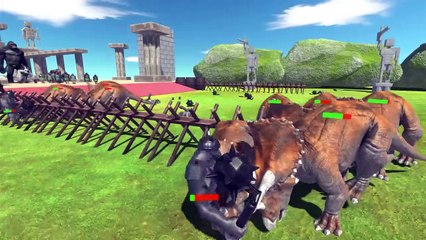 King Kong War - Kong Family VS Yellow Team - Animal Revolt Battle Simulator