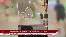 Patenli gençlerin tehlikeli yolculuğu kamerada