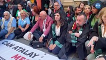 Can Atalay için oturma eylemi: Avukatlar Anayasa Mahkemesi’nin derhal karar vermesini istiyor
