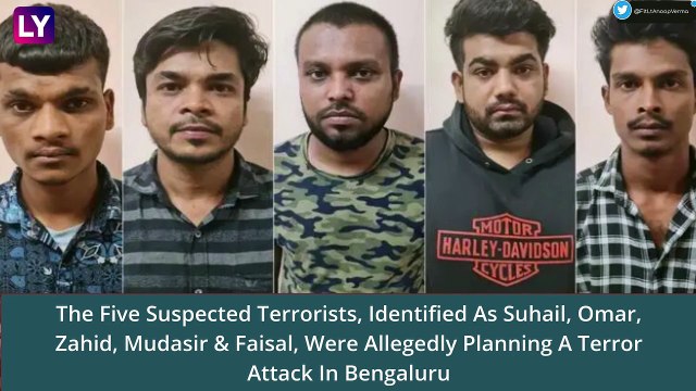 Bengaluru: Five Suspected Terrorists Arrested For Plotting Terror Strike, Say Police
