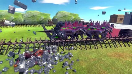 Mechagodzilla of Evolution VS Godzilla Team - Animal Revolt Battle Simulator