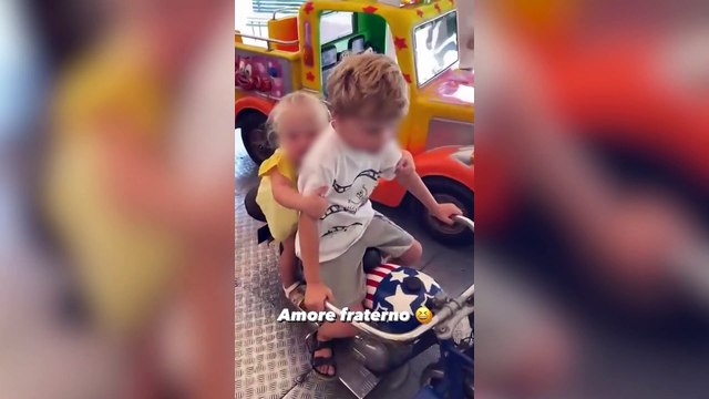 Chiara Ferragni y Fedez disfrutan del tiempo junto a sus pequeños