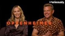 OPPENHEIMER : Matt Damon et Emily Blunt nous parlent du film