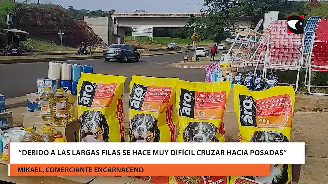 Comerciantes paraguayos pidieron que se agilice el cruce del Puente Internacional Posadas - Encarnación “antes pasabamos hasta cuatro veces por día” (2)