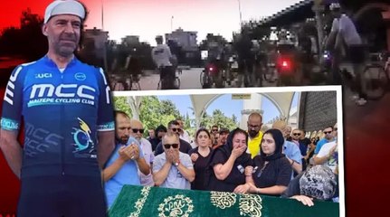 Aracın çarpması sonucu hayatını kaybeden bisikletli Doğanay Güzelgün son yolculuğuna uğurlandı