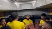 Les joueurs d'Al-Ittihad chantent pour Benzema, sa réaction gênée amuse