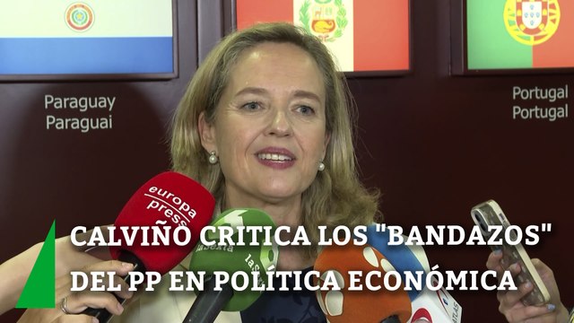 Calviño critica los bandazos del PP en política económica: Generan mucha inquietud